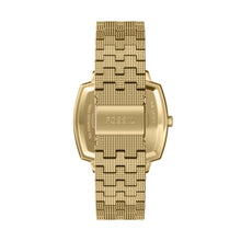 Load image into Gallery viewer, Nick Jonas x Fossil Machine Luxe Malachite Three-Hand Gold-Tone Stainless Steel Watch
