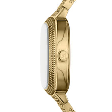 Load image into Gallery viewer, Nick Jonas x Fossil Machine Luxe Malachite Three-Hand Gold-Tone Stainless Steel Watch
