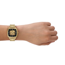 Load image into Gallery viewer, Nick Jonas x Fossil Machine Luxe Automatic Gold-Tone Stainless Steel Watch
