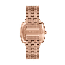 Load image into Gallery viewer, Nick Jonas x Fossil Machine Luxe Marble Three-Hand Rose Gold-Tone Stainless Steel Watch
