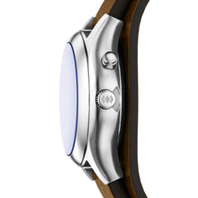 Load image into Gallery viewer, Y2K Big Tic Brown Leather Watch
