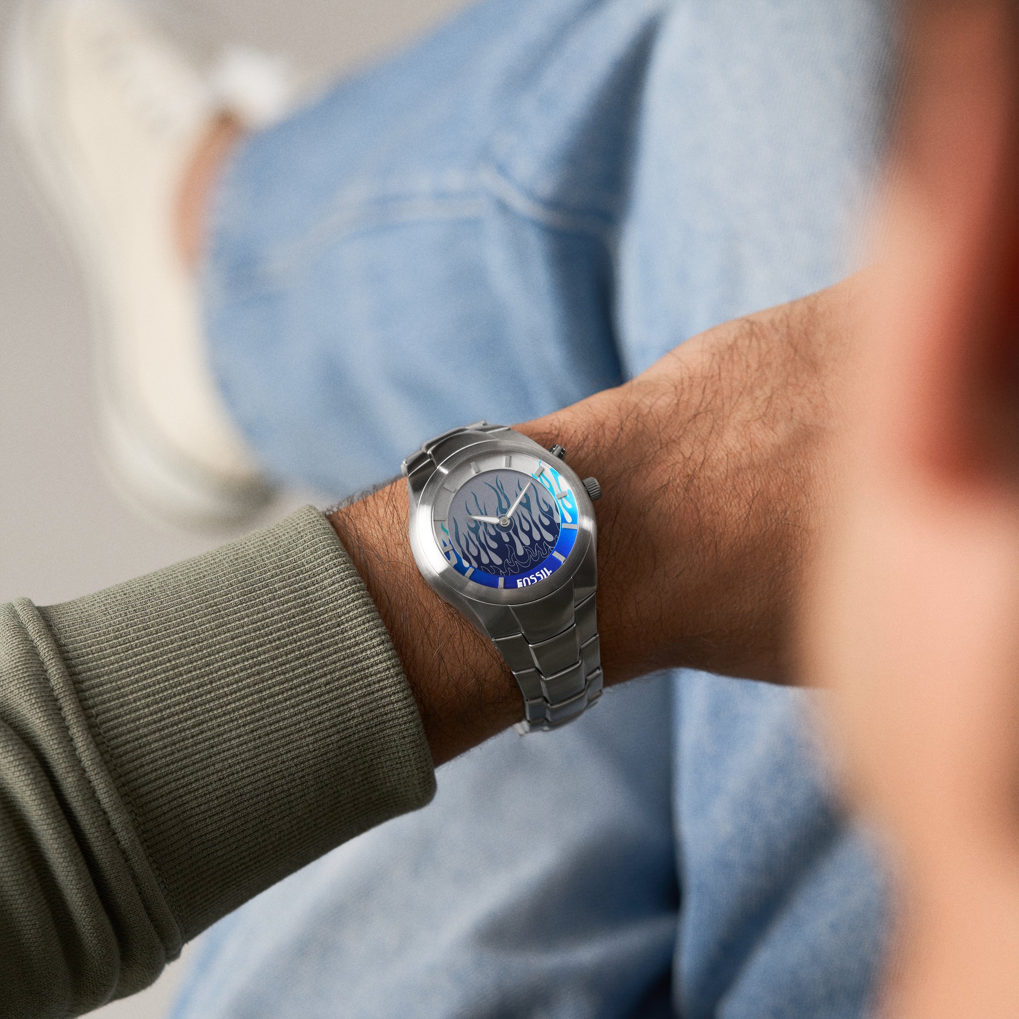 Y2K Big Tic Stainless Steel Watch – Fossil Singapore