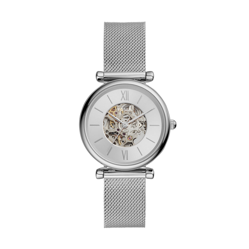 Carlie Automatic Stainless Steel Mesh Watch