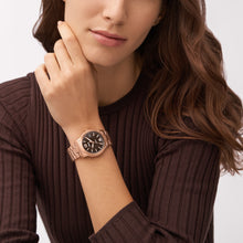 Load image into Gallery viewer, Fossil Heritage Automatic Rose Gold-Tone Stainless Steel Watch
