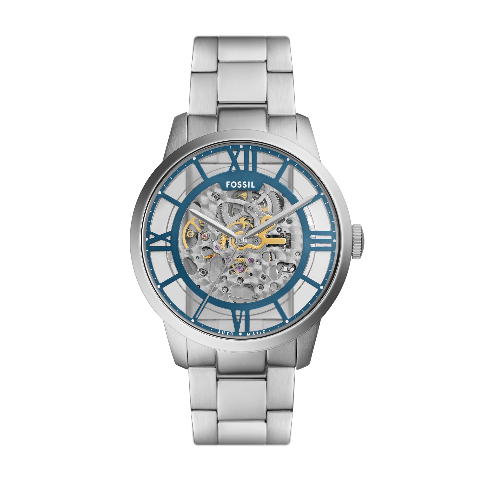 Townsman Automatic Stainless Steel Watch – Fossil Singapore