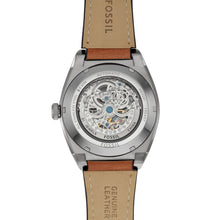 Load image into Gallery viewer, Everett Automatic Brown Leather Watch
