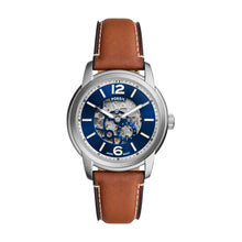 Load image into Gallery viewer, Fossil Heritage Automatic Brown Leather Watch
