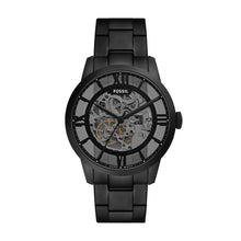 Load image into Gallery viewer, Townsman Automatic Black Stainless Steel Watch
