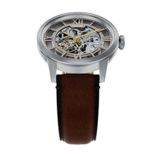 Load image into Gallery viewer, Townsman Automatic Brown Leather Watch
