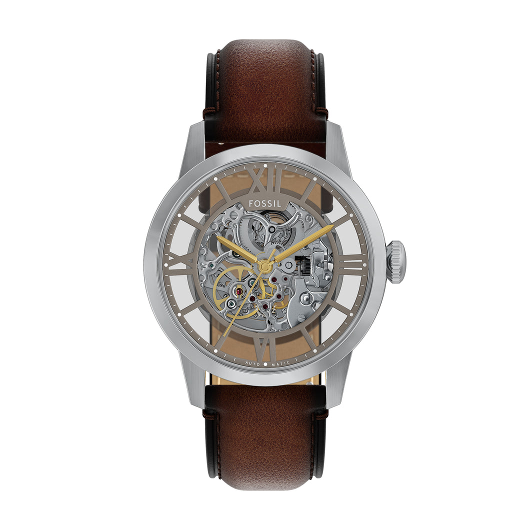 Townsman Automatic Brown Leather Watch