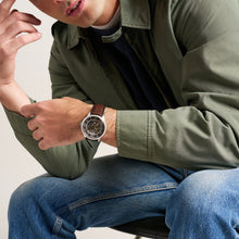 Load image into Gallery viewer, Townsman Automatic Brown Leather Watch
