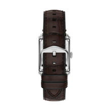 Load image into Gallery viewer, Carraway Automatic Brown Croco Leather Watch
