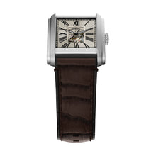 Load image into Gallery viewer, Carraway Automatic Brown Croco Leather Watch
