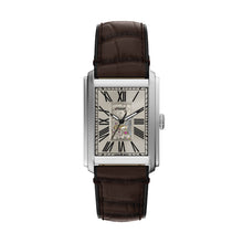 Load image into Gallery viewer, Carraway Automatic Brown Croco Leather Watch
