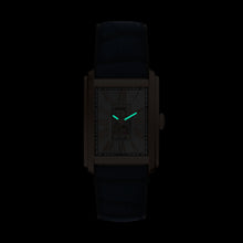 Load image into Gallery viewer, Carraway Automatic Blue Croco Leather Watch
