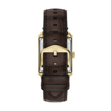 Load image into Gallery viewer, Carraway 30mm Automatic Brown Croco Leather Watch
