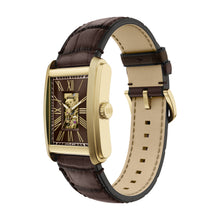 Load image into Gallery viewer, Carraway 30mm Automatic Brown Croco Leather Watch
