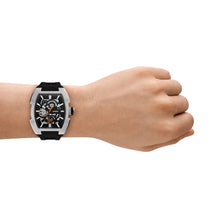 Load image into Gallery viewer, Machine X1 42mm Automatic Black Silicone Watch
