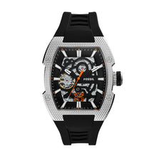Load image into Gallery viewer, Machine X1 42mm Automatic Black Silicone Watch
