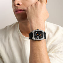 Load image into Gallery viewer, Machine X1 42mm Automatic Black Silicone Watch
