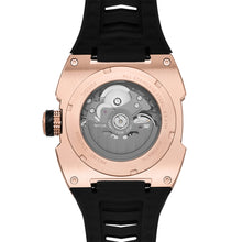 Load image into Gallery viewer, Machine X1 42mm Automatic Black Silicone Watch
