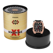 Load image into Gallery viewer, Machine X1 42mm Automatic Black Silicone Watch
