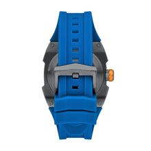Load image into Gallery viewer, Machine X1 42mm Automatic Blue Silicone Watch
