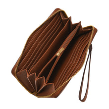 Load image into Gallery viewer, Logan RFID Zip Around Clutch
