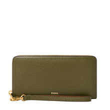 Load image into Gallery viewer, Logan RFID Zip Around Clutch
