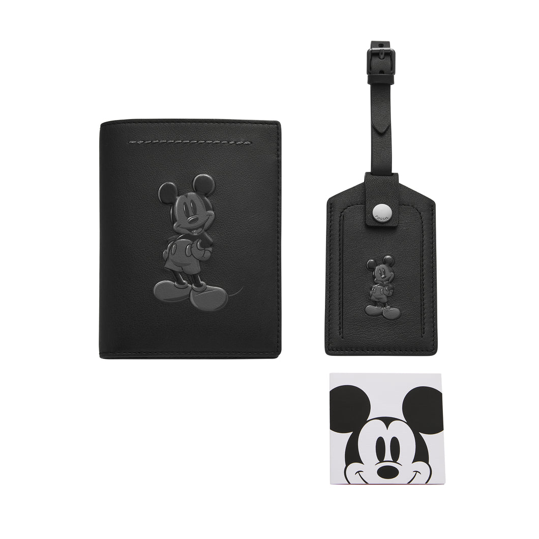 Disney x Fossil Special Edition Passport Case and Luggage Tag Gift Set