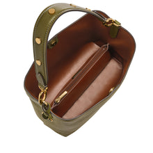 Load image into Gallery viewer, Jessie Leather Bucket Shoulder Bag
