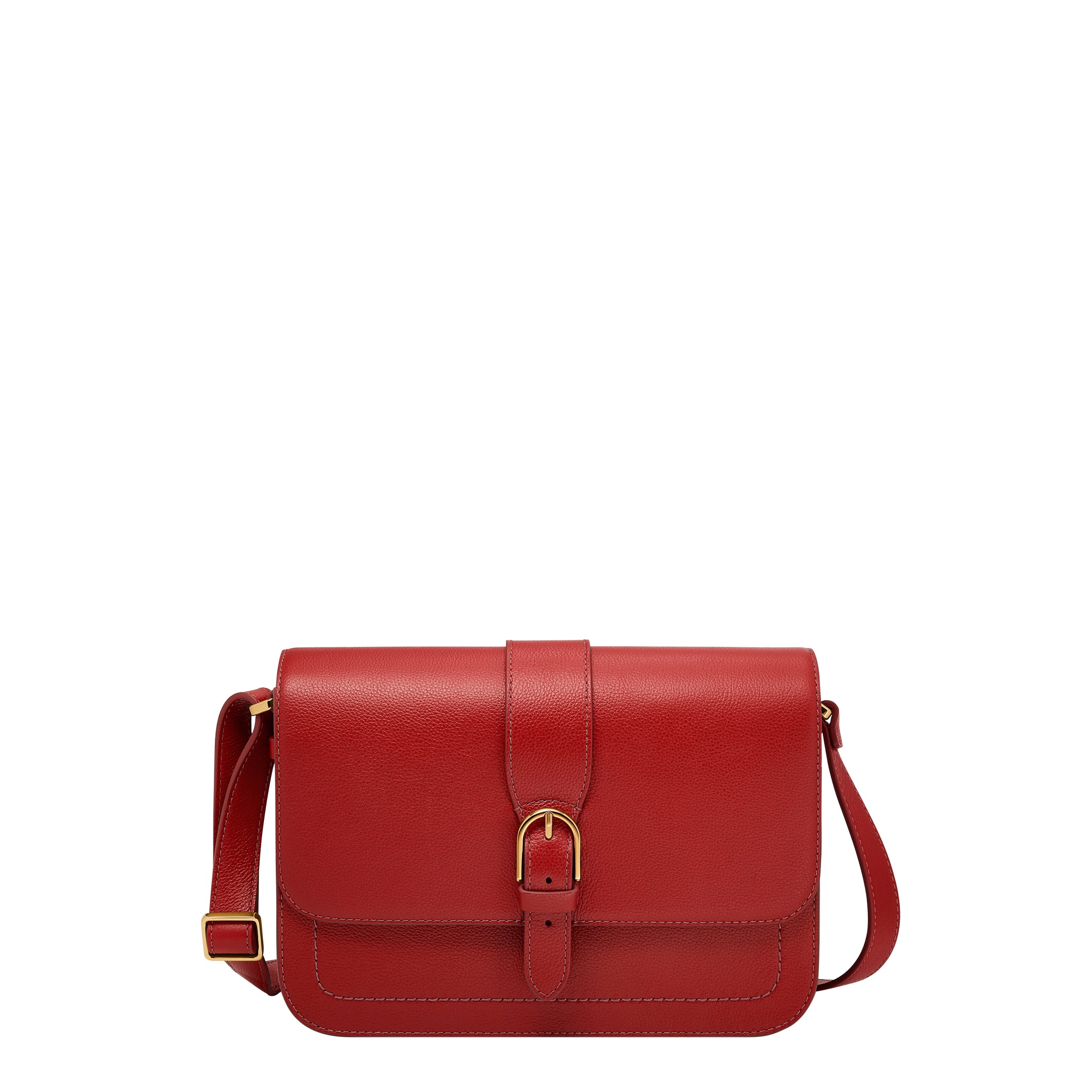 Zoey Leather Medium Flap Crossbody Bag – Fossil Singapore
