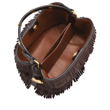 Load image into Gallery viewer, Jessie Leather Small Bucket Crossbody Bag
