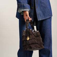 Load image into Gallery viewer, Jessie Leather Small Bucket Crossbody Bag
