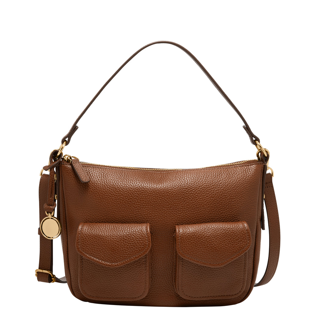 Jolie Leather Cargo Crossbody Bag