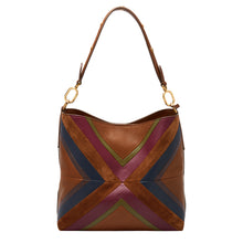 Load image into Gallery viewer, Jessie Patchwork Bucket Shoulder Bag

