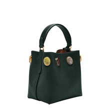 Load image into Gallery viewer, Jessie Leather Small Bucket Crossbody Bag
