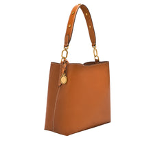 Load image into Gallery viewer, Jessie Leather Bucket Shoulder Bag
