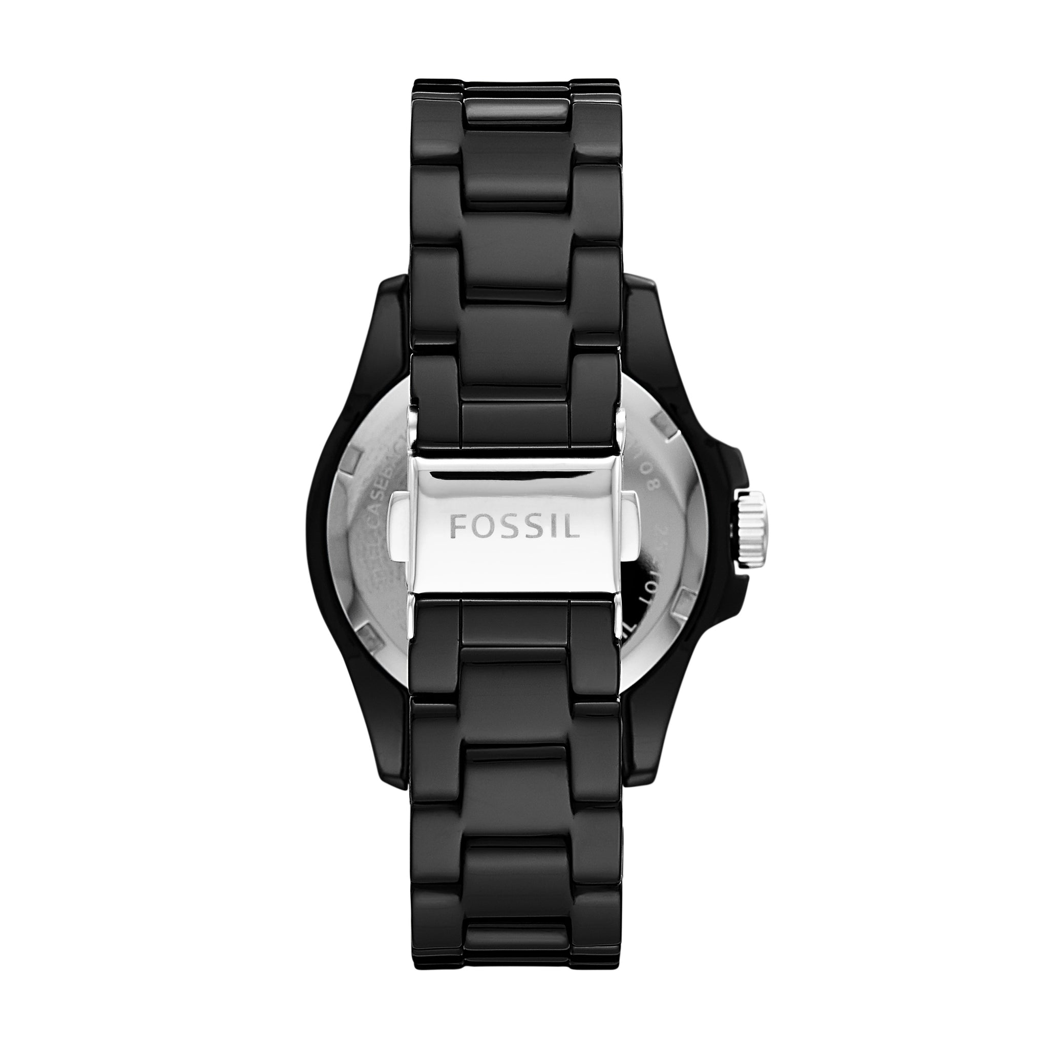 FB 01 Three Hand Black Ceramic Watch