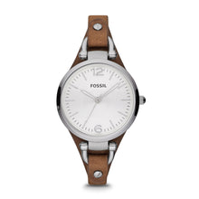 Load image into Gallery viewer, Georgia Brown Leather Watch
