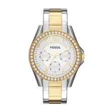 Load image into Gallery viewer, Riley Multifunction Two-Tone Stainless Steel Watch
