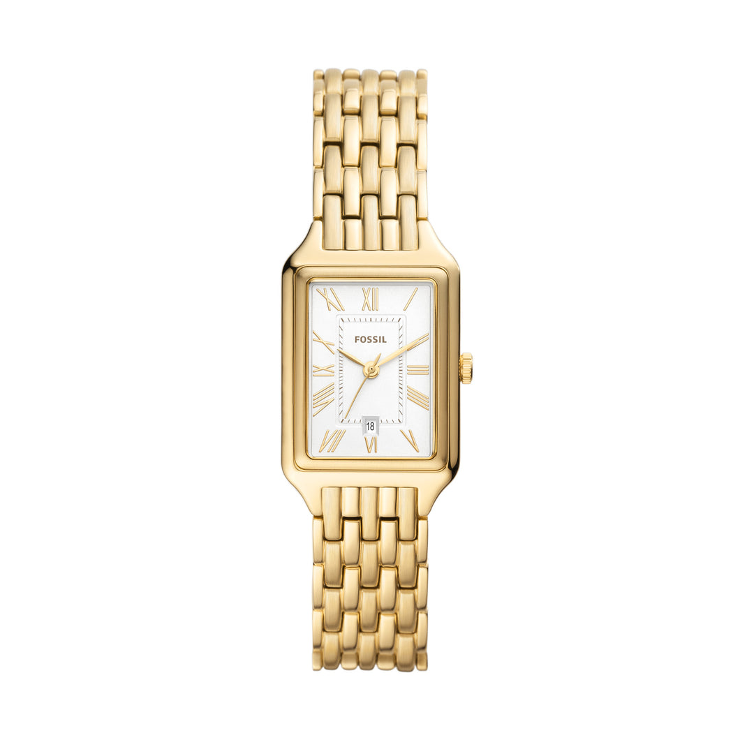 Raquel 23mm Three-Hand Date Gold-Tone Stainless Steel Watch