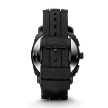 Load image into Gallery viewer, Machine Chronograph Black Silicone Watch
