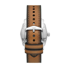 Load image into Gallery viewer, Machine Three-Hand Day-Date Tan Leather Watch
