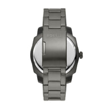 Load image into Gallery viewer, Machine Three-Hand Date Smoke Stainless Steel Watch
