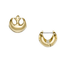 Load image into Gallery viewer, Star Wars™ Resistance Gold-Tone Stainless Steel Hoop Earrings
