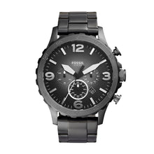Load image into Gallery viewer, Nate Chronograph Smoke Stainless Steel Watch
