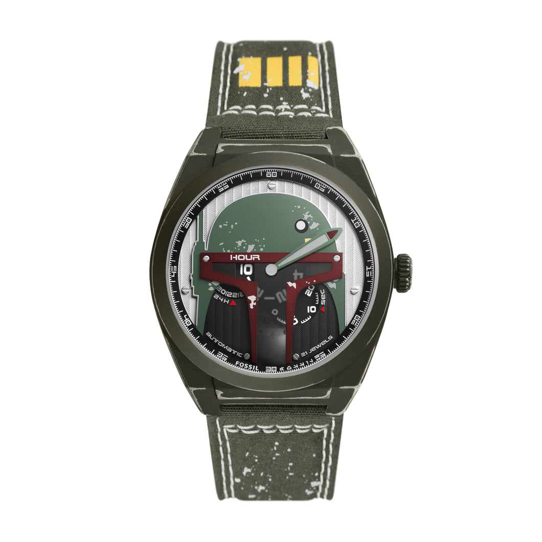 Limited Edition Star Wars™ Boba Fett™ Automatic Ventile Strap Watch
