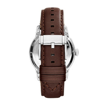 Load image into Gallery viewer, Townsman Automatic Leather Watch Brown
