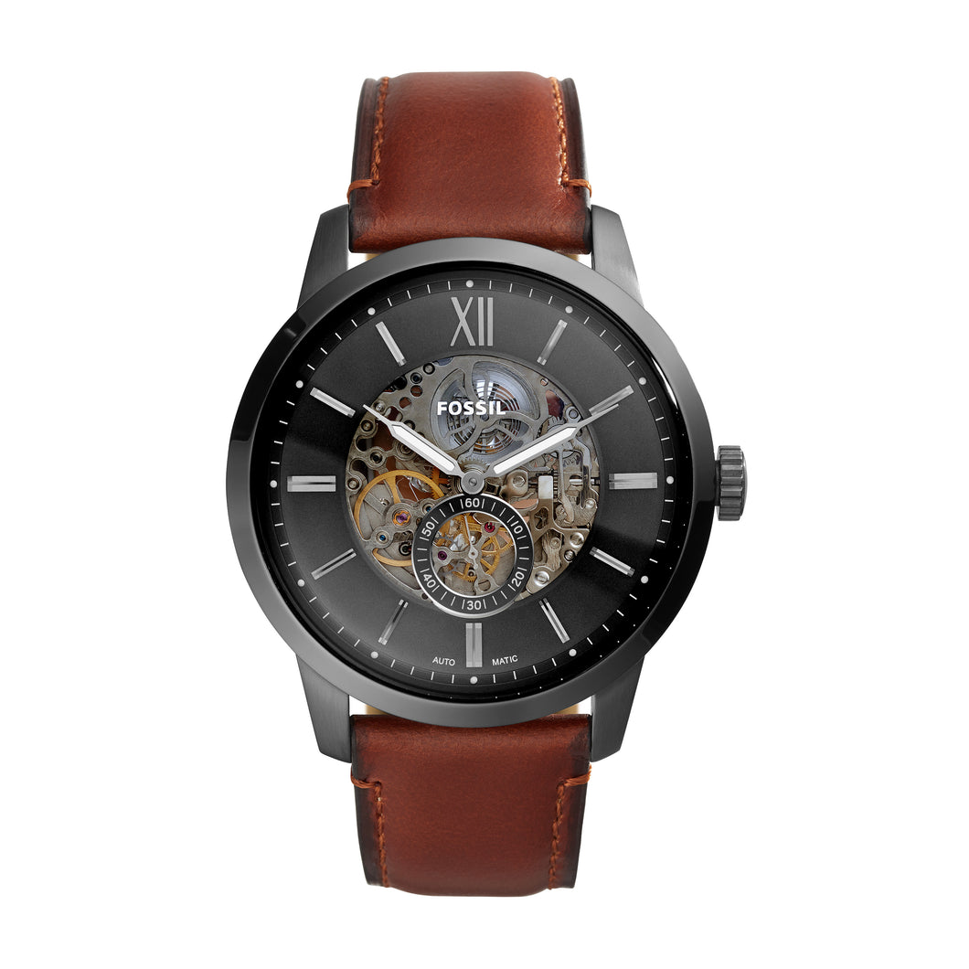 Townsman 48mm Automatic Amber Leather Watch